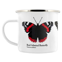 Image 2 of Butterfly Trio Enamel Mug - Nature's Delights Collection