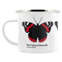 Butterfly Trio Enamel Mug - Nature's Delights Collection