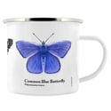 Butterfly Trio Enamel Mug - Nature's Delights Collection
