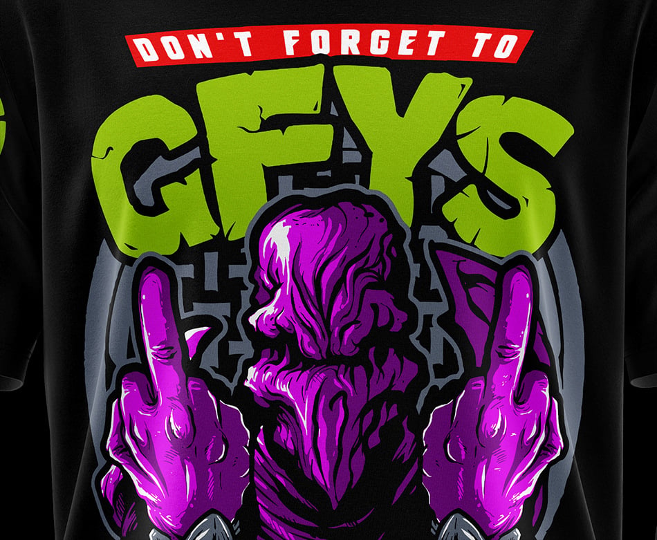 Lo Key - GFYS T-Shirt (Black) | ShadowlandShop.com