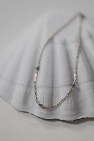 Image of Salt & pepper diamond beads bracelet