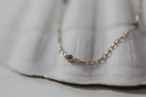 Image of Salt & pepper diamond beads bracelet