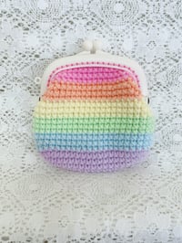 Image 3 of Coin purse - Rainbow (square purse)