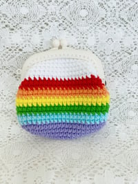 Image 4 of Coin purse - Rainbow (square purse)