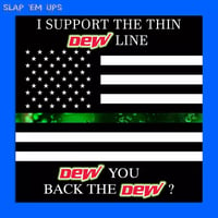 Thin Dew Line Sticker