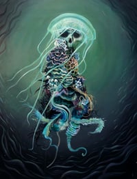 Image 1 of DECOMPOSING INTO DEPTHS 11”x14” print