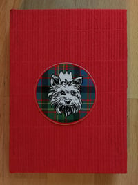 Image 2 of King Doggie Circle Plaid Sticker