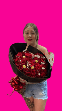 Ramo de Rosas Rojas con Chocolates 