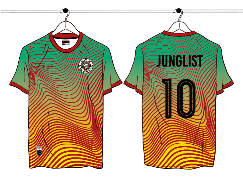 Image of Wavey Rasta Football Shirt