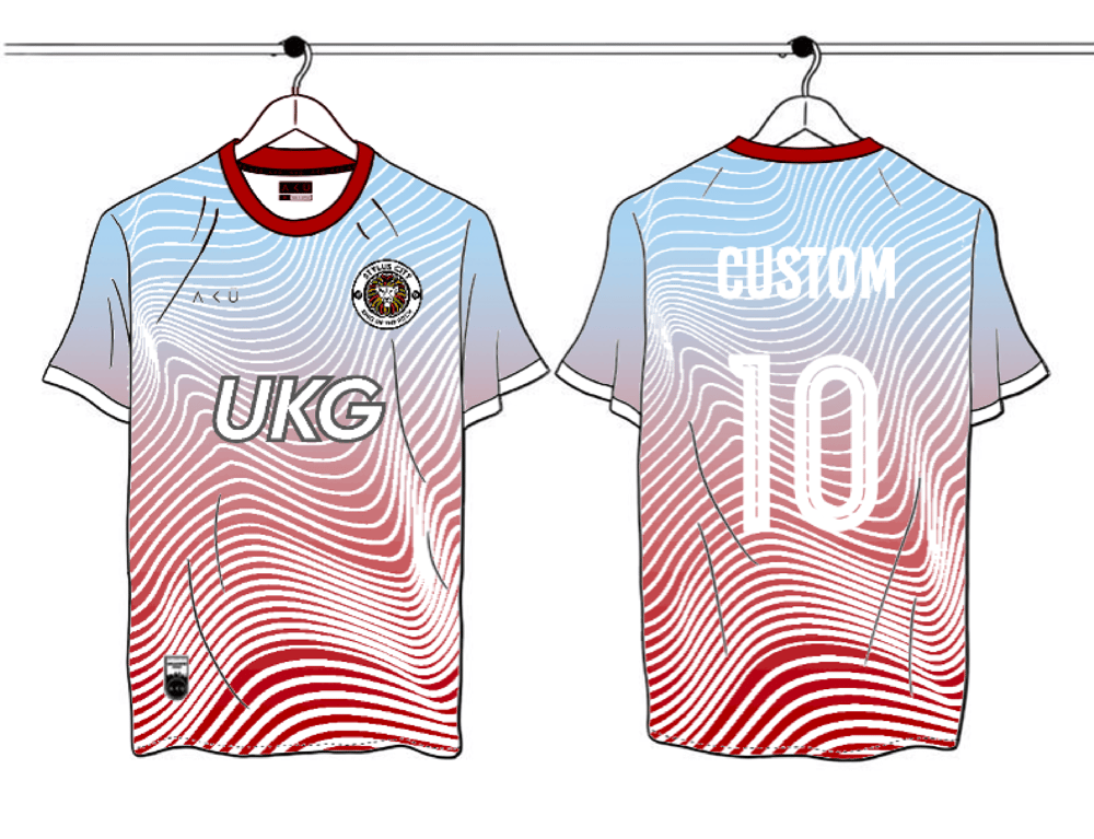 Image of WAVEY UKG Custom Football Shirt