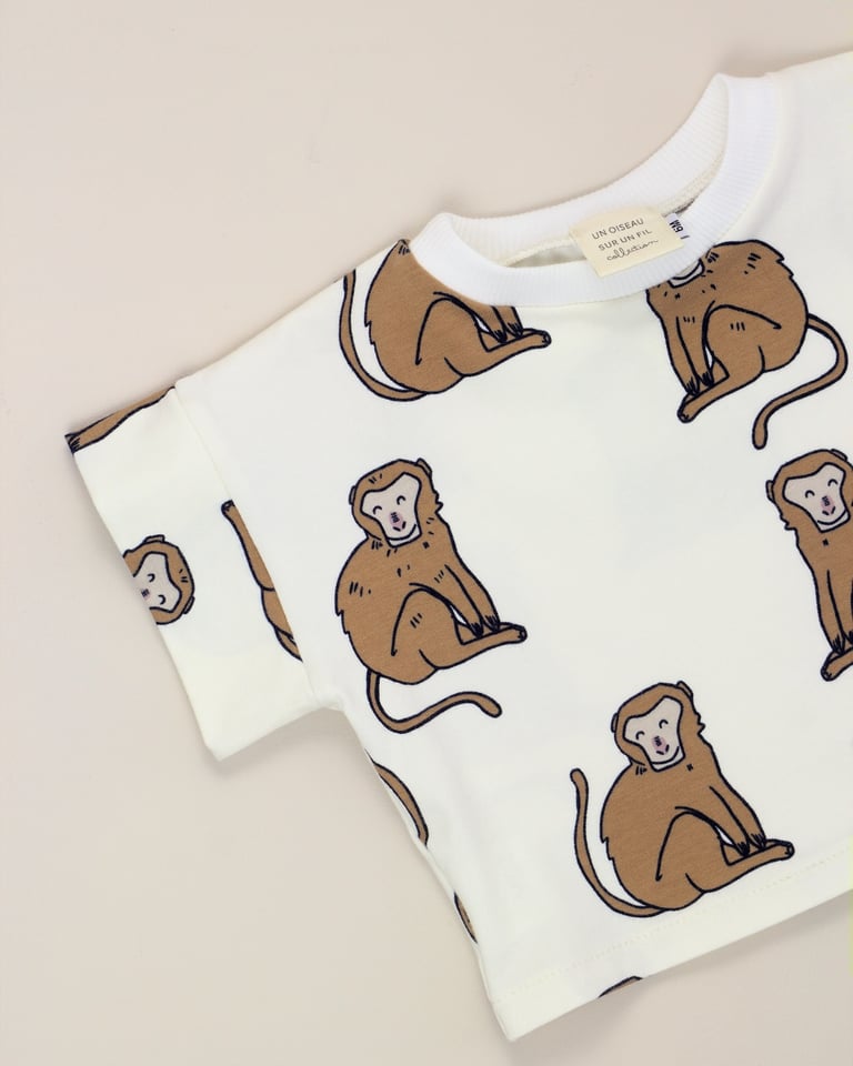T-SHIRT LOU singes Image 3