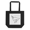 Eco Tote Bag With Coot Design