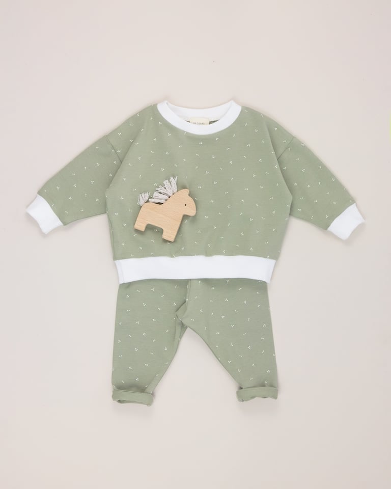 LEGGING ALBA vert pois Image 4