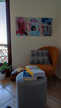 Image 5 of IL PIACERE E' TUTTO MIO - Surreal headless woman portrait in red