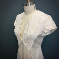 Image 5 of Dagny Beaded Silk Retro-Inspired Bridal Gown