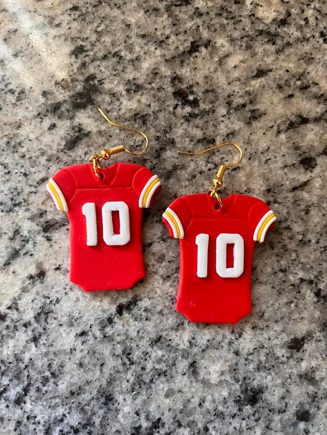 Football Jersey Earrings