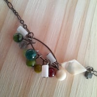 Image 2 of Bracelet perles vertes et nacre