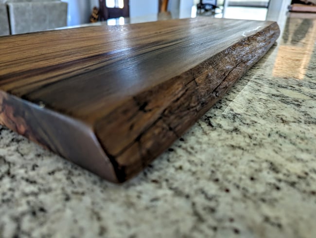 Thin Cypress Charcuterie Board — Riveted Woodworking & Design