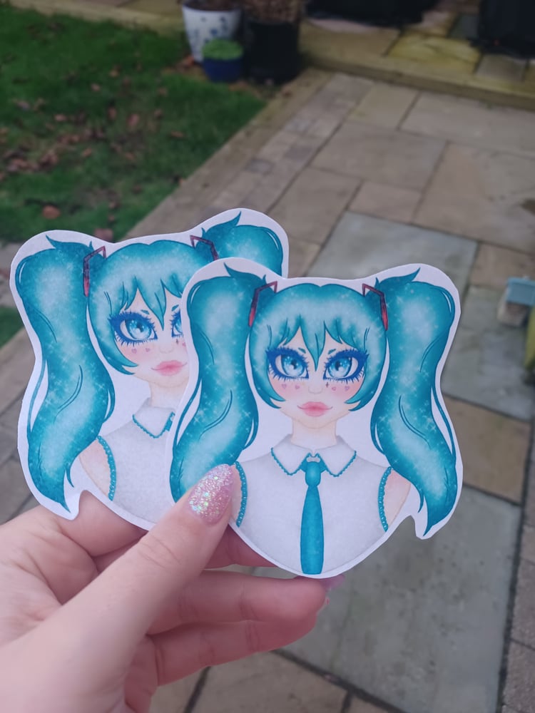 Image of Hatsune Miku Holographic Sticker