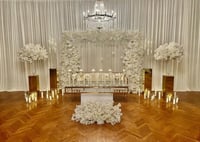 Stage design as seen on picture , Artificial flowers 