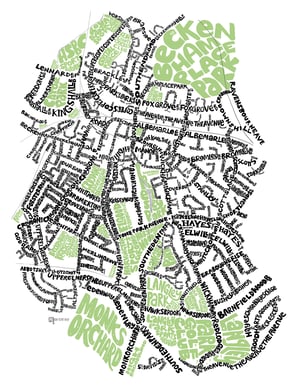 Image of Beckenham & Park Langley BR3 – SE London Type Map