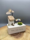 Here comes the sun - Handcrafted Cottage Scene