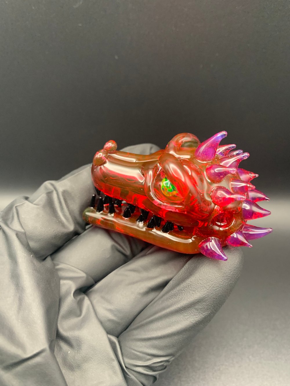 FIRE WYVERN #4 Gold Ruby and Telemagenta