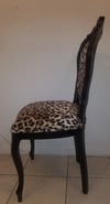 Vintage Italian Leopard Print Dining Set