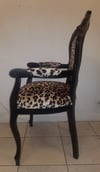 Vintage Italian Leopard Print Dining Set