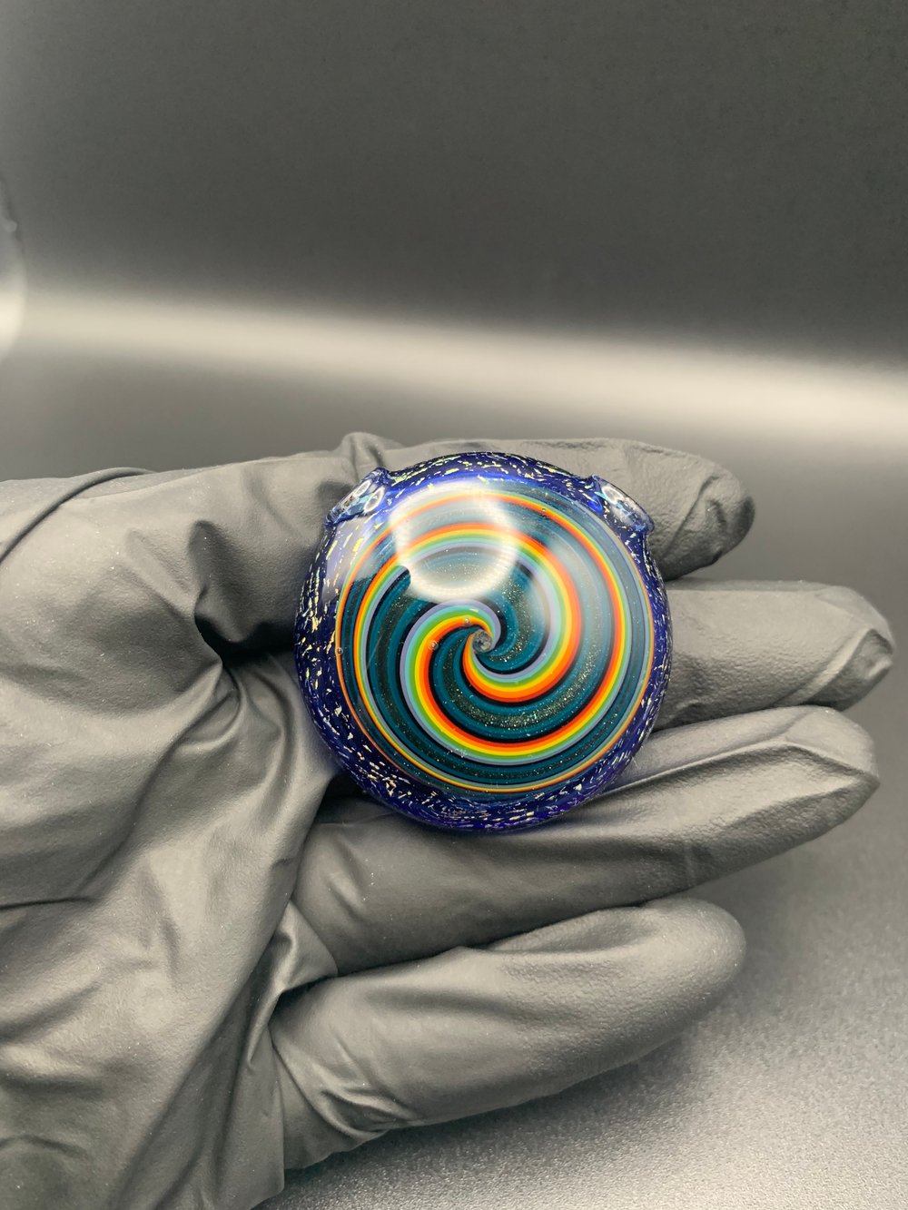 DICHRO Rainbow Swirl Pendant 