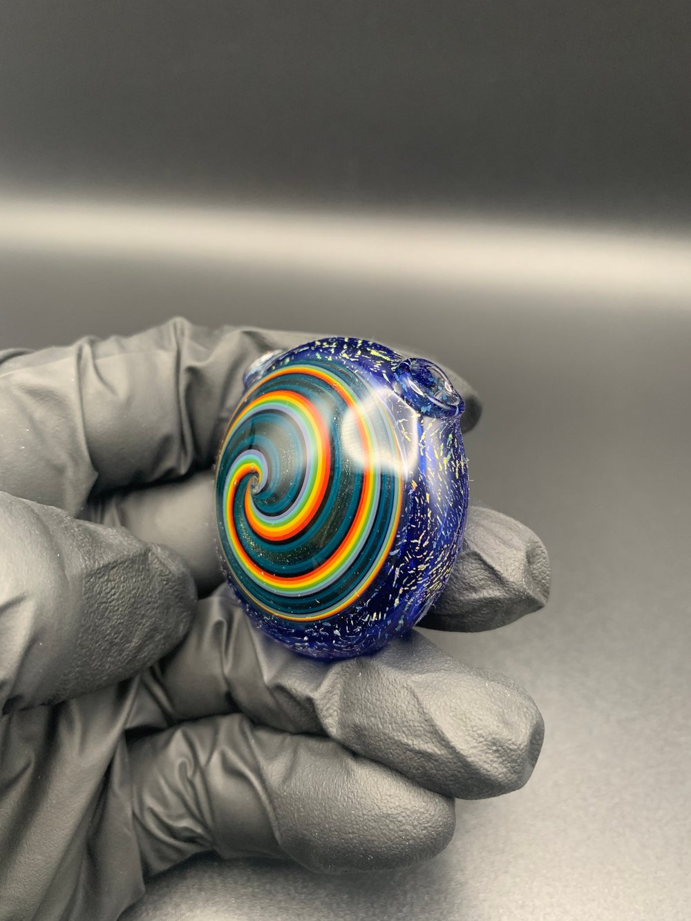 DICHRO Rainbow Swirl Pendant 