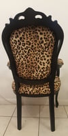 Bespoke Very Rare Vintage Italian Leopard Print Dining Set (Bargain)