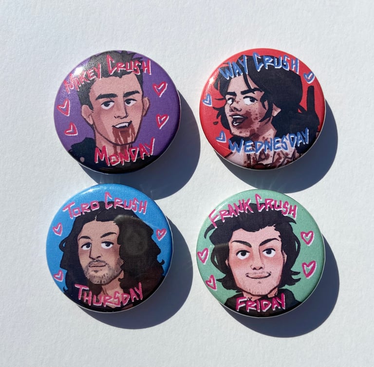 My Chemical Romance Return 1.5in Button Pins