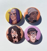 Image 3 of DCD2 (Gabe, Travie, William, Patrick) 1.5in Button Pins