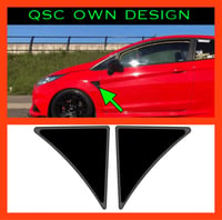 X2 Ford Fiesta mk7/7.5 dynamic 3D effect wing insert stickers 