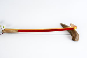 Image of Handmade Wood Back Scratcher from Spectraply Tequila Sunrise with Maple Accent, Wooden Backscratcher