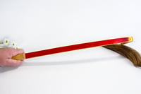 Image 3 of Handmade Wood Back Scratcher from Spectraply Tequila Sunrise with Maple Accent, Wooden Backscratcher