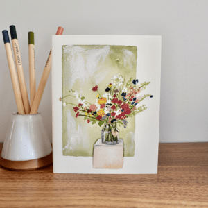 Image of Red and Green Bouquet 