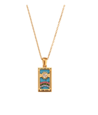 The Sun Tarot Card Necklace