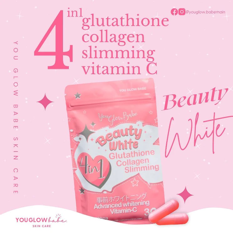 Image of YOU GLOW BABE: Beauty White Intense Whitening Glutathione Capsule