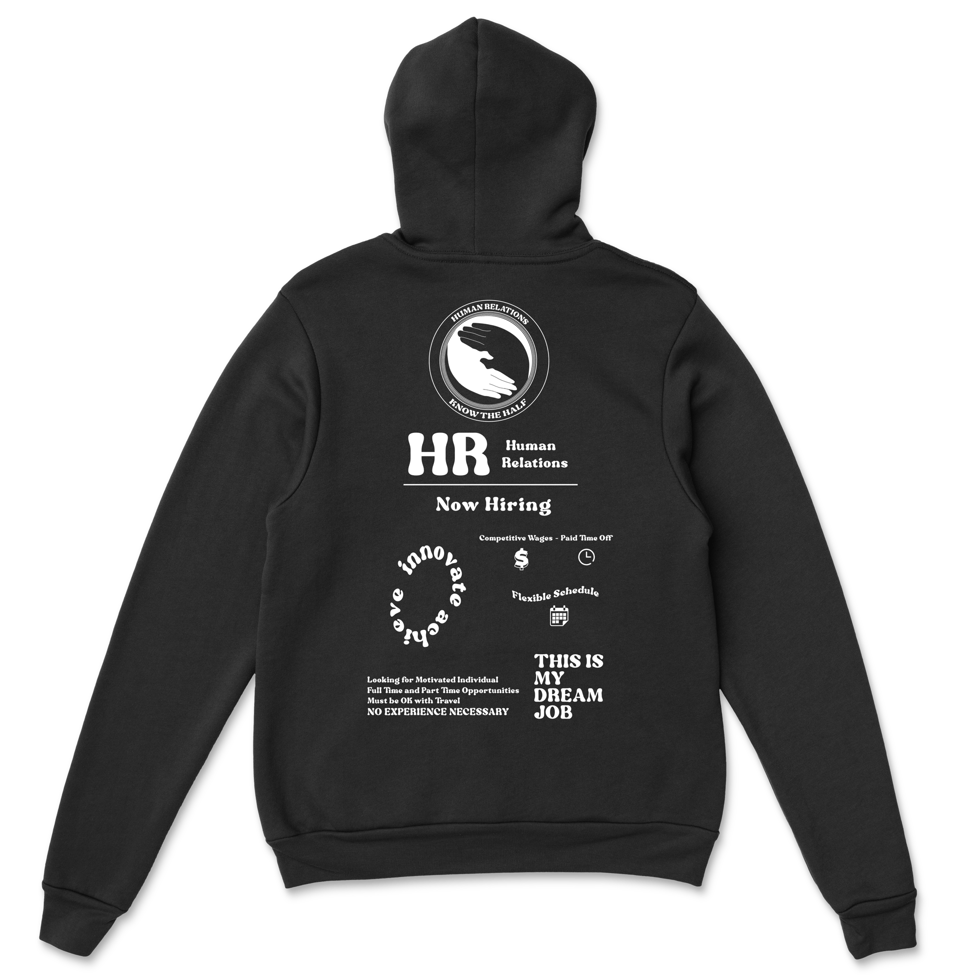 Off white half 2024 and half hoodie