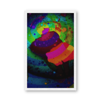 Abstract Liquid Glitch Print 1