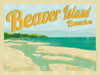 Beaver Island Michigan Vintage Style Travel Poster Art | Print No 094