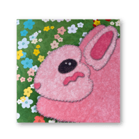 Image 2 of Floral Bunny Print