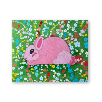 Image 4 of Floral Bunny Print