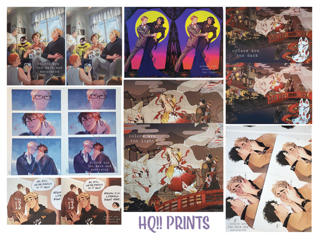 DISCOUNTED B-Grade Prints (HQ!!, CSM, 3gun, FE3H)