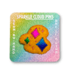 Sparkle Cloud Pin - Royal Yellow