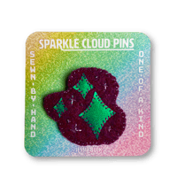 Sparkle Cloud Pin - Witch's Brew