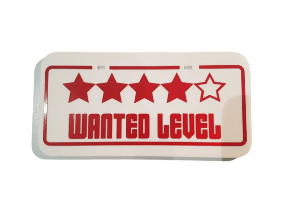 Image of WANTED LEVEL Plate