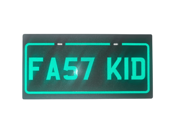 Image of FAST KID Plate